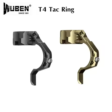 WUBEN AP50 T4 Tac Ring For T4 Tactical Flashlight With Window Breaking Tool For Outdoor Camping Hunt