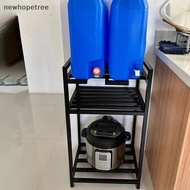 Ntmy Metal Water Bottle Jug Holder 2/3 Tier Heavy Duty Water Cooler Jug Storage Rack Detachable Gall