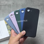 Case iphone 16E Softcase Candy Macaron Square Plain Case iphone 16E - Casestyle