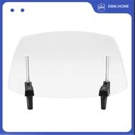 DBM.HOME-Universal Motorcycle Adjustable Windshield Extension - Fits for (Clear) Replacement Accesso