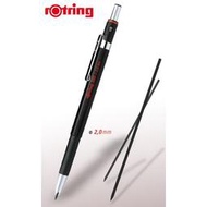 【iPen】德國 紅環 rOtring 300 2.0mm 工程筆 / 自動鉛筆 (黑色)