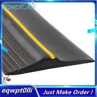 eQQUniversal Garage Door Bottom Threshold Seal Strip Weatherproof Rubber (10Ft, Black)