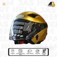 Helm Zeus 610 Golden Yellow (Double Visor)