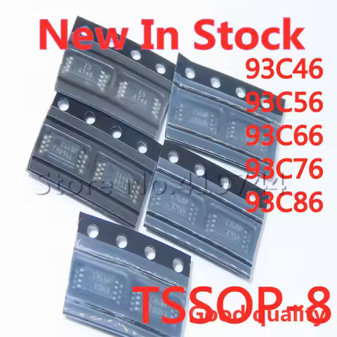 5-10PCS/LOT 93C46 93C56 93C66 93C76 93C86 TSSOP-8 car instrument speed control memory chip In Stock