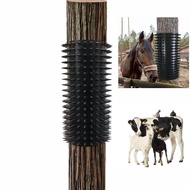 Equine Bovine Massage Brush Sturdy Mulfunctional Strong Weather Resistant Livestock Itch Post Pad fo