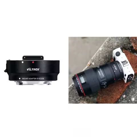 Viltrox EF-EOS M AF Electronic Adapter EF to EOS M for Canon EF/EF-S Lenses on EOS M Cameras M50 M50