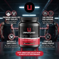 Unmatched Grass Fed 100% Whey Isolate 2lbs