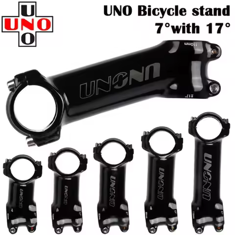 UNO MTB Road Bicycle Stem 28.6x31.8mm 60-130mm +-7/17Degree Aluminum Alloy Ultralight Handlebar Stem