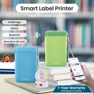 Mini Thermal Label Printer, Portable Bluetooth Tape Label Printer | Price Tag, Sticker Printer