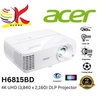 ACER H6815BD 4,000 ANSI LUMENS 4K UHD (3,840 x 2,160) DLP PROJECTOR, CONTRAST RATIO: 10,000:1 AND UP