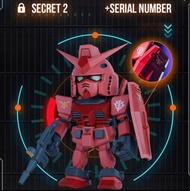 QMSV mini RX-78-2 GUNDAM 高達 元祖 大隱藏款 Secret 2 Casval’s Use Gundam