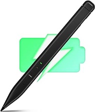 Milikilo Slim Pen 2 for Microsoft Surface Pro 9/8/7/6/5/4/3/X,Surface Go 3/2/1,Book 3/2/1,Laptop 1-3,Surface Studio 2+/2/1 with 4096 Pressure, Palm Rejection,Quick Charge,Graphite Nib