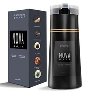 Nova Hair Dye Shampoo,Nova Hair Instant Dye Shampoo,Nova Hair Dye Shampoo 3 in 1, for Men & Women (B