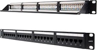 NanoCable 10.21.3124 Patch Panel 24 Ports RJ45 Cat.6 UTP