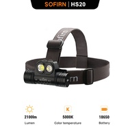 Sofirn HS20 2700lm USB C Rechargeable LED Headlamp 18650 Powerful Headlight with Spotlight&Floodligh