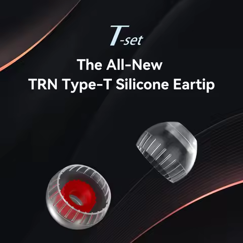 TRN Eartips T-Ear-Tips Double Support Structure Silicone