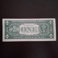 Uang kertas bank notes dollar amerika tahun 2006 nominal 1 dollar