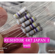 RESISTOR 4R7 JAPAN 1 watt