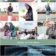 [READY STOCK] Adhwa Tshirt muslimah T-Shirt labuh batik by Jelita Wardrobe