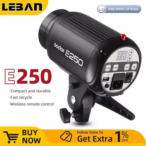 Godox E250 PRO Photography Studio Strobe Photo Flash Light 250W studio flash with wireless control p
