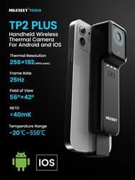Mileseey กล้องถ่ายภาพความร้อน TP2 TP2Plus รองรับ iPhone/Android 256×192 พกพาสะดวก ไร้สาย วัดอุณหภูมิ
