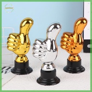 EPMN> 1 Piece Mini Victory Trophies Award Prizes Thumbs Up Trophy Plastic Gold Trophies Encouragemen