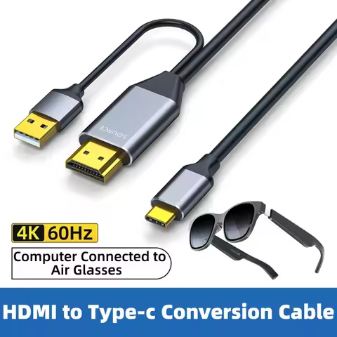 HDMI Male to USB Type-C Female Adapter 4K@60Hz HDMI to USB C Adapter for Laptop HDMI Output Connect 