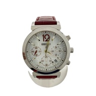 SEIKO Women's Watch Solar Analog Leather WHT RED V175-0AJ0 Rukia