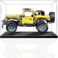 2cm Walnut Wood Grain Display Box, Coffee Black high-end countertop Display Box, Suitable for Lego 4