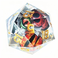 35mm--55mm Dice DND Board Game Dungeons and Dragons COC Running Group TRPG Cthulhu D20Dice4.6