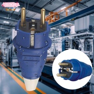 ELO11 Industrial Plug Socket, IP44 16A 2 Pin Industrial Plug Socket, 2P+E 220V-240V Adapter EU Speci