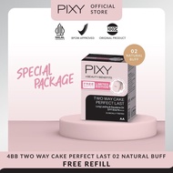 Pixy Uv Whitening 4 Beauty Benefits Twc Perfect Last Full Size + Refill 01 Fair Ochre / 02 Buffnatur