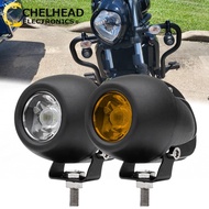 Motorcycle Led Light Fog Headlight Spot Beam Faros Auxiliares Moto