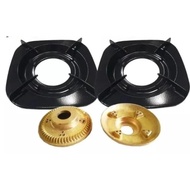 2PCS Stove Furnace 4-LegRINNAI + 2PCS Brass Gas Stove Burner/ RINNAI
