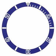 Ewatchparts ALUMINUM BEZEL INSERT COMPATIBLE WITH TAG HEUER AQUARACER WATCH 36 X 30 BLUE SILVER