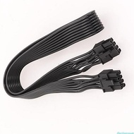 dingdongaa 8Pin GPU Power Cable 8Pin ATXs Male to 6+2 Pin PCIe GPU Male Cable