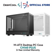 DEEPCOOL CH160 PLUS M-ATX DESKTOP PC CASE / CASING - BLACK / WHITE