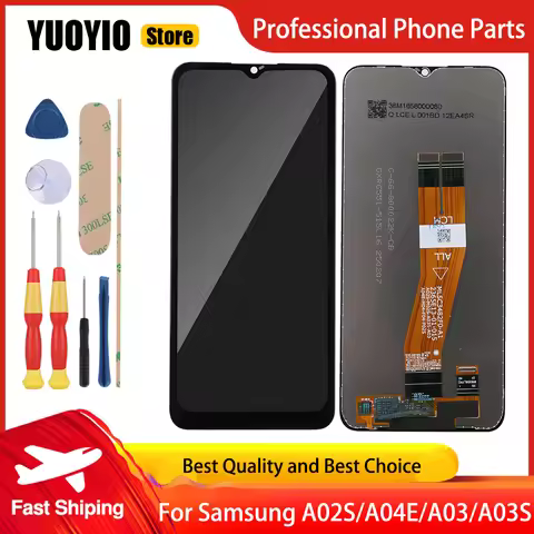 New Original Touch Screen For Samsung A02S A04E A03 A03S LCD Display Perfect Replacement Parts Free 