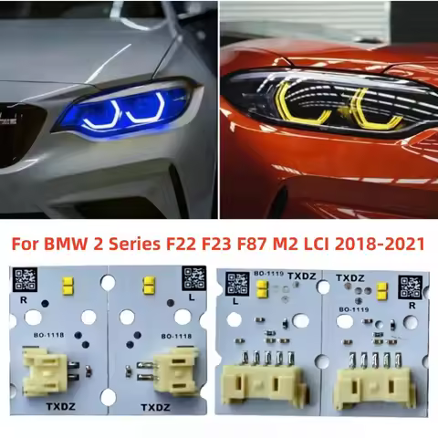 M2 F87 DRL Chips Daylight For 2018-2021 BMW 2 Series F22 F23 LCI 218i 230i LED Headlight Daytime Run