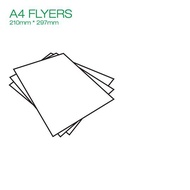 A4 Flyers Printing 500 Pcs