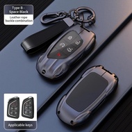 Zinc Alloy Car Key Fob Cover Case Shell for Cadillac Escalade CT4 CT4-V CT5 XTS CT6 C8 for GMC Yukon