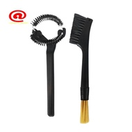 Coffee Tool Cleaning Brush Set Double-Headed Curved Coffee Brush Long-Handled Brewer Cleaning Set Co