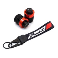 ฝาครอบวาล์วยางสำหรับ Suzuki Gsf 250 600 600S 6501250 Gsx150โจร650รถจักรยานยนต์ Cnc วาล์วยางล้อ