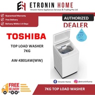 TOSHIBA 7KG TOP LOAD WASHER AW-K801AS