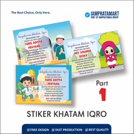 IQRO KHATAM STICKERS QURAN/