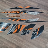 (EXCITER 2021 Orange) EXCITER 150cc car sticker set - 3-LAYER DECAL STICKER