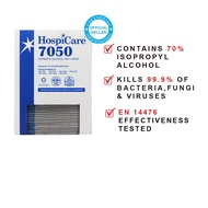 HospiCare Official Seller 7050 IPA 70% Alcohol Wipes (50 sheets individually wrapped)