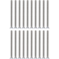 20pcs Skru Receptacle 6-32 x 1-1/2 inci. Skru Soket Kuasa Berwarna Putih untuk Memastikan Soket yang