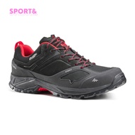 รองเท้ากันน้ำผู้ชายสำหรับใส่เดินป่าบนภูเขารุ่น MH500 (สีดำแดง) Mens Waterproof Mountain Hiking Shoes