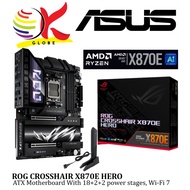 ASUS  ROG CROSSHAIR X870E HERO DDR5 AM5 GAMING MOTHERBOARD COMBO PROCESSOR 7500F /  7800X3D / 9700X 